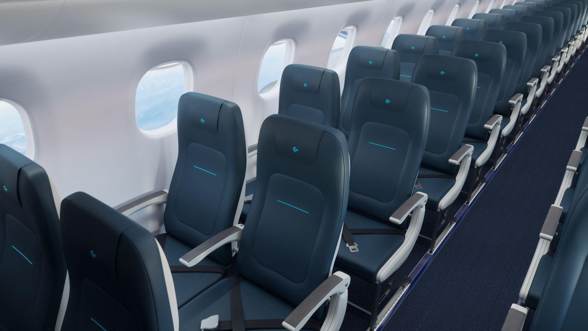 Air Dolomiti cabin seats