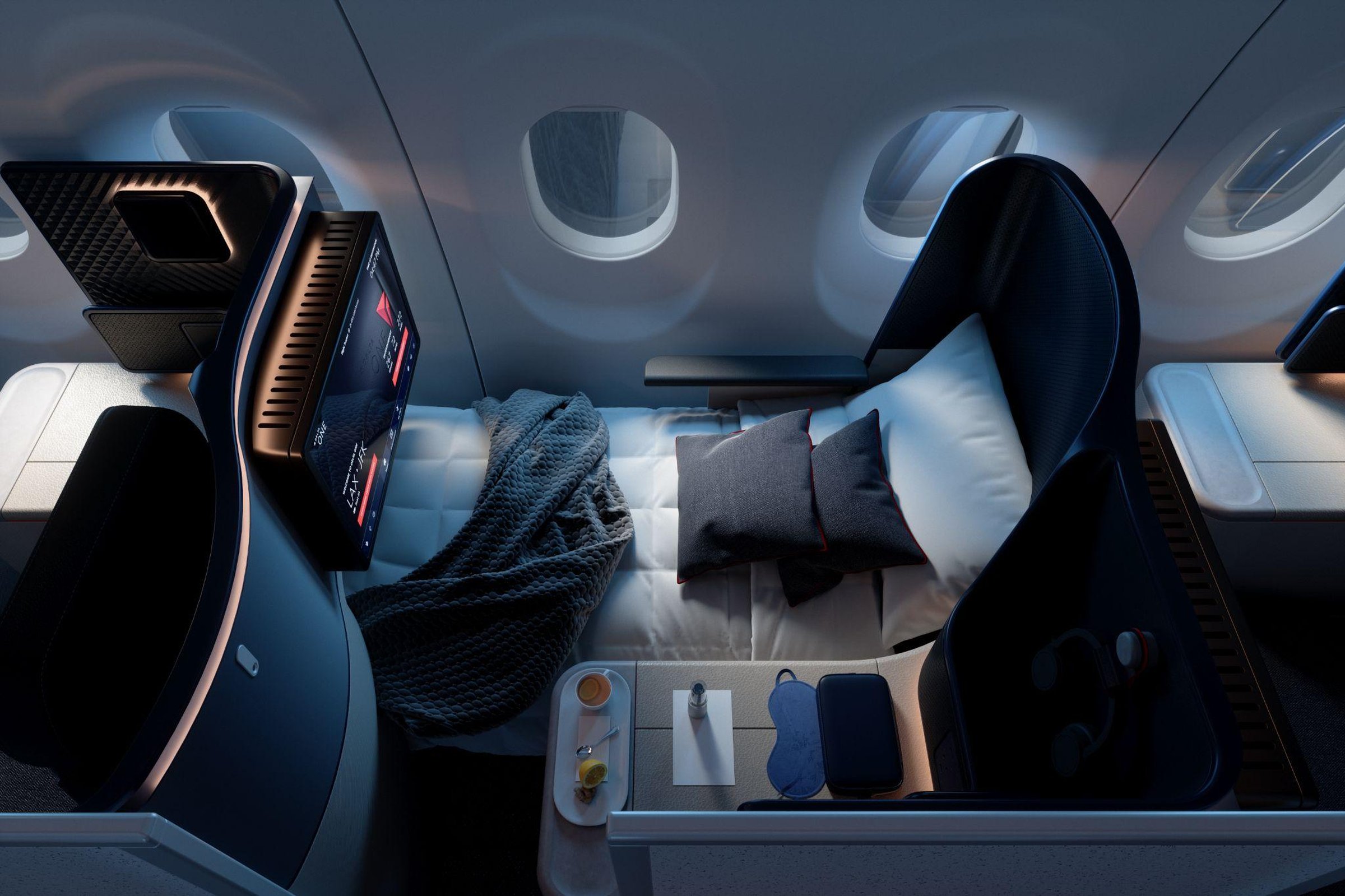 Delta One seat CGI