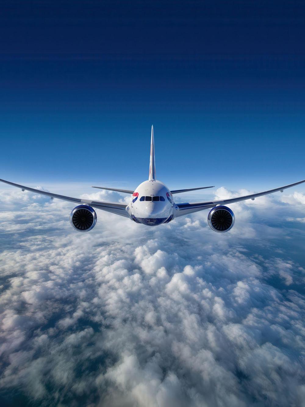 BA 787 head-on