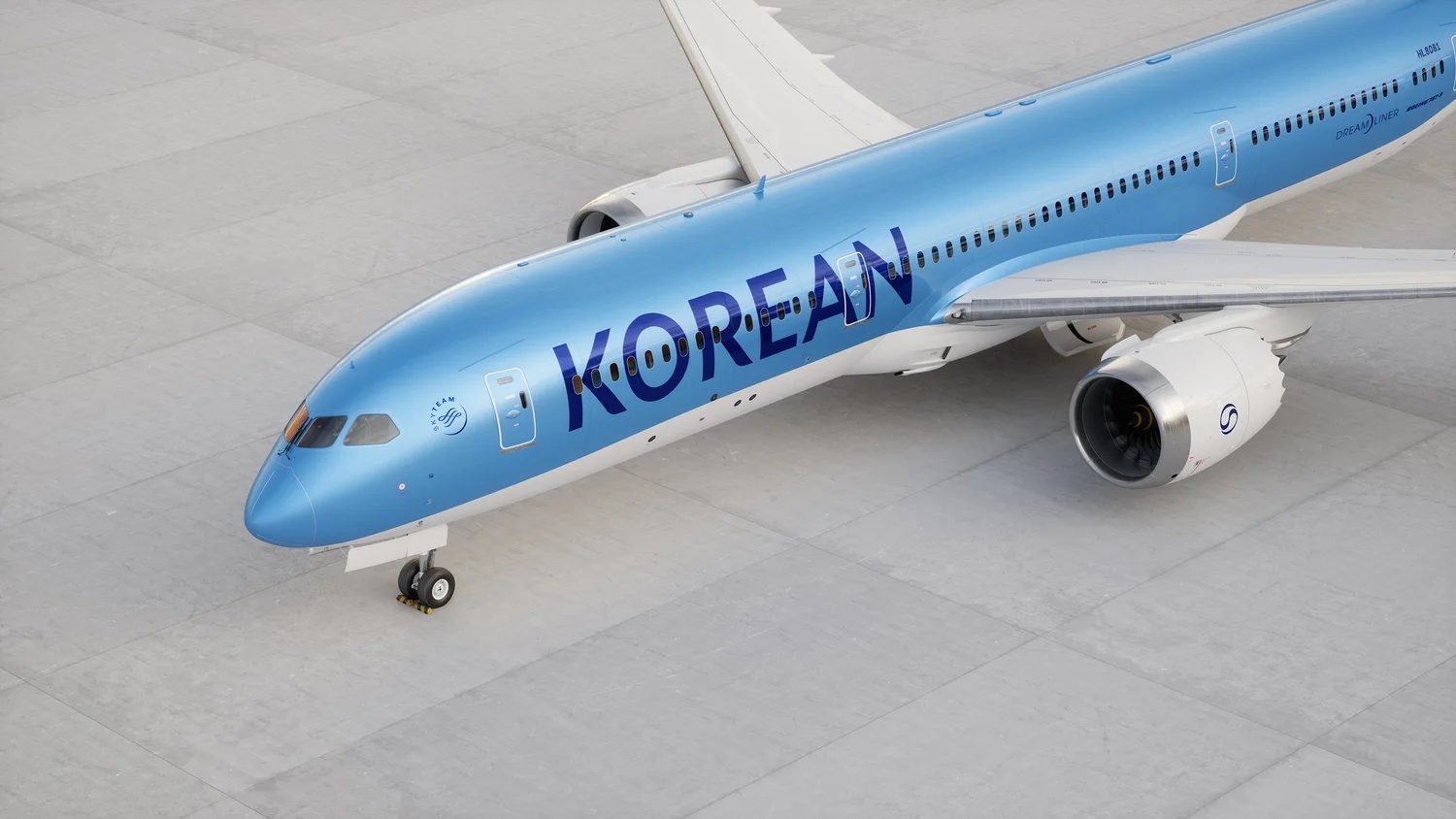 Korean Air cabin